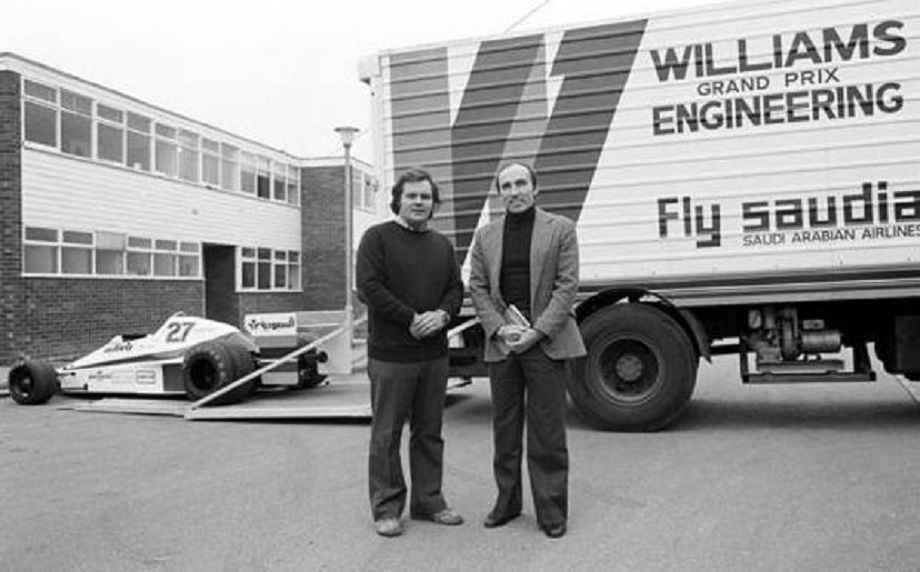Frank Williams e Patrick Head nel 1978, le cronache ci raccontano che fossero diventati intimi amici 