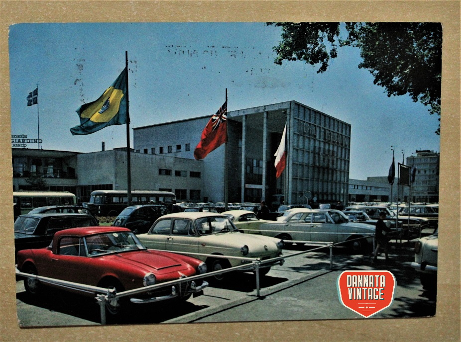 Pubblicità e cartoline vintage Torino, Palazzo Esposizione al Valentino giugno 1971.