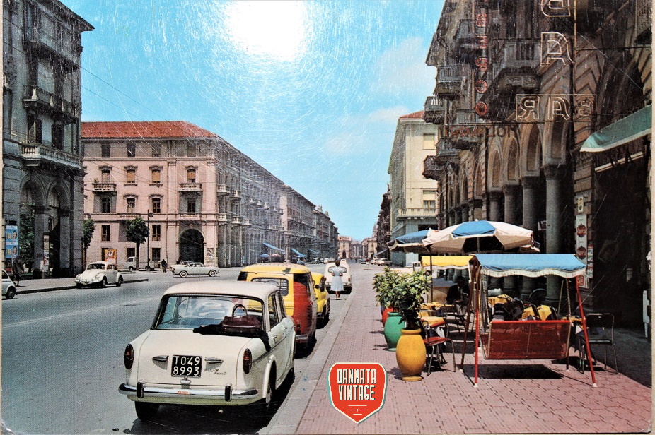 Pubblicità e cartoline vintage Cuneo Corso Nizza - cartolina intonsa.