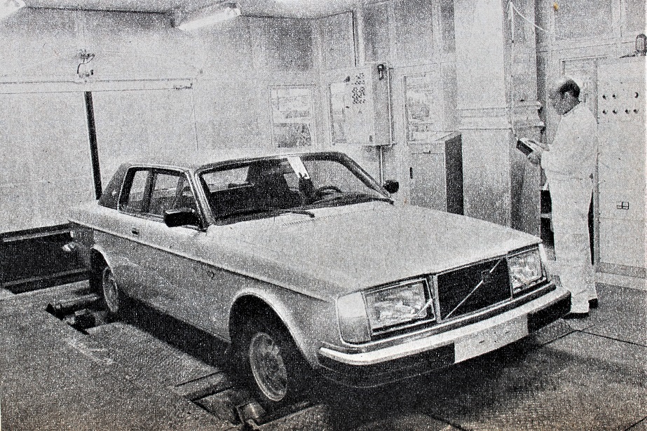 Volvo 262 C Il test fatto sui rulli prima di essere dichiarata pronta per essere venduta. 