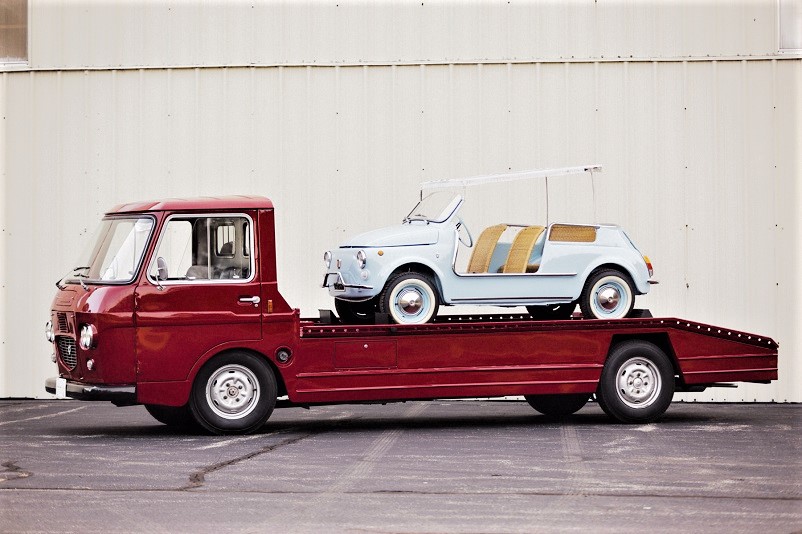 Mezzi commerciali Lancia Superjolly Transporter, l'unico esemplare sopravvissuto. 