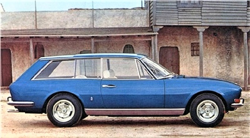 Fiat 130 Maremma 1974, Sempre disegnata da Pininfarina questa versione familiare della Peugeot 504, denominata Riviera. 