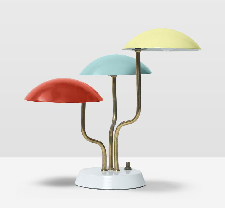 Anni 50 e il design italiano, Gino Sarfatti lampada anni 50.