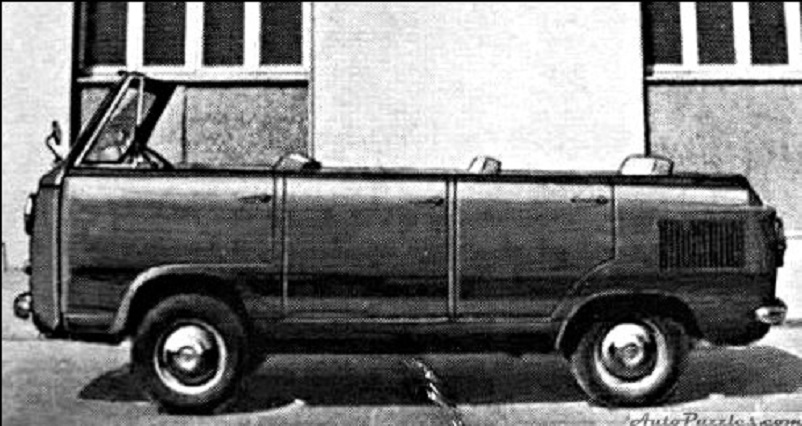 Fiat 600 T, Moretti 1963, Fiat 600 T Turistcapri Torpedo. 