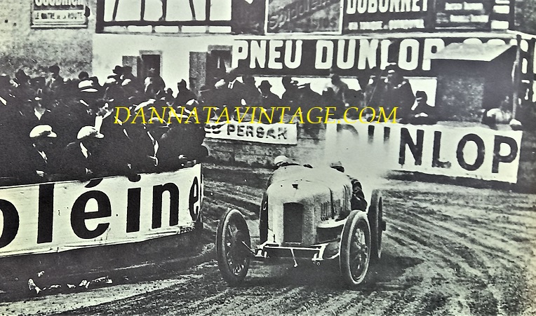 Si correva, Eravamo in Francia nel 1922 per il Gran Premio del A.C. francese, l'auto una FIAT e il pilota Pietro Bordino che in quell'occasione fece il giro più veloce sulla sua 804 a sei cilindri 1991 Cc da 112 cavalli a 5000 giri. 