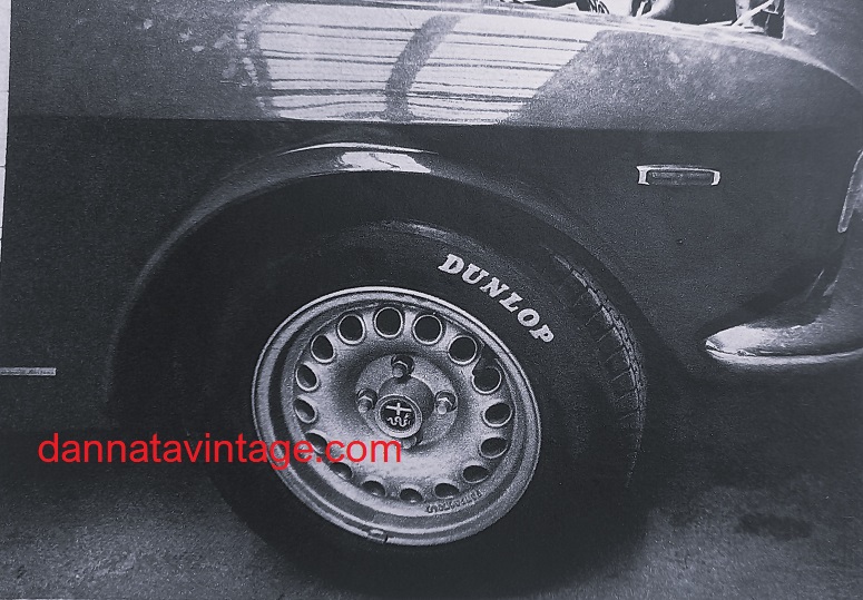 Alfa Romeo e le nuove 1300 La “classica” ruota in lega d'alluminio.