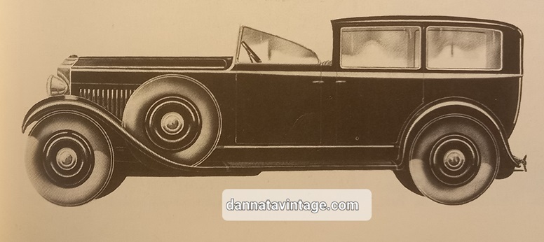 Eusebio Garavini 1928-1930 su tealio FIAT 525 e 525 N derivò una Coupè De Ville.