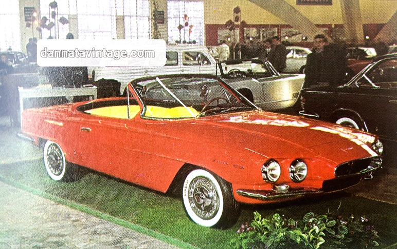 Vignale Fiat 1500 Glenn nel 1963 presentava questa spider. 