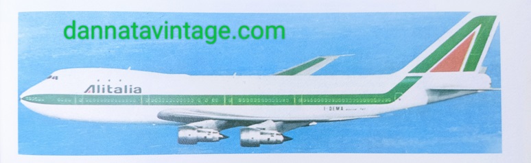 Alitalia anni 60 Un Boeing 747 della Compagnia di Bandiera Italiana. 