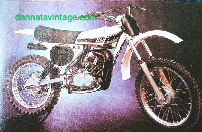 1978 TGM 125 con motore Hiro e telaio a doppia culla continua. 